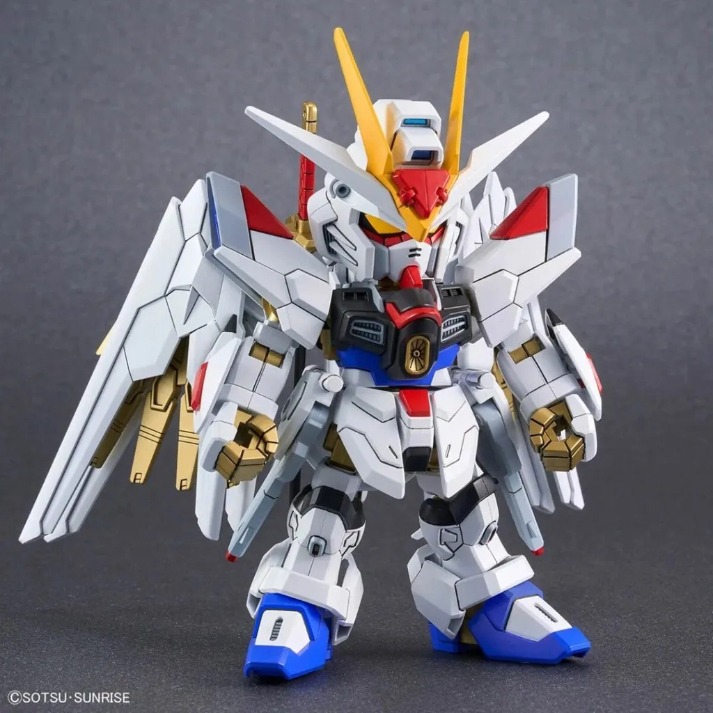 Model lodër Bandai SDCS Mighty Strike Freedom Gundam, për koleksionistë - 5