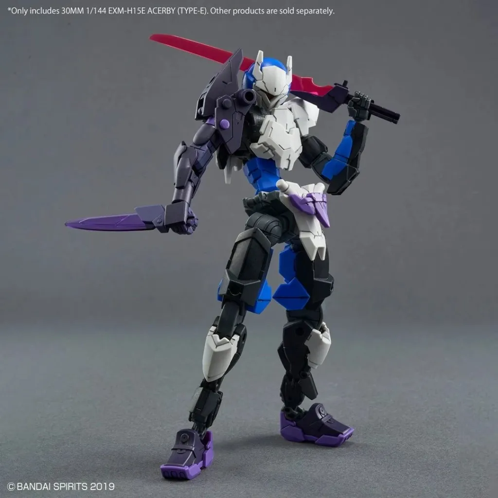 Model plastik Bandai 30MM EXM-H15E Acerby Type-E, 1/144 - 1
