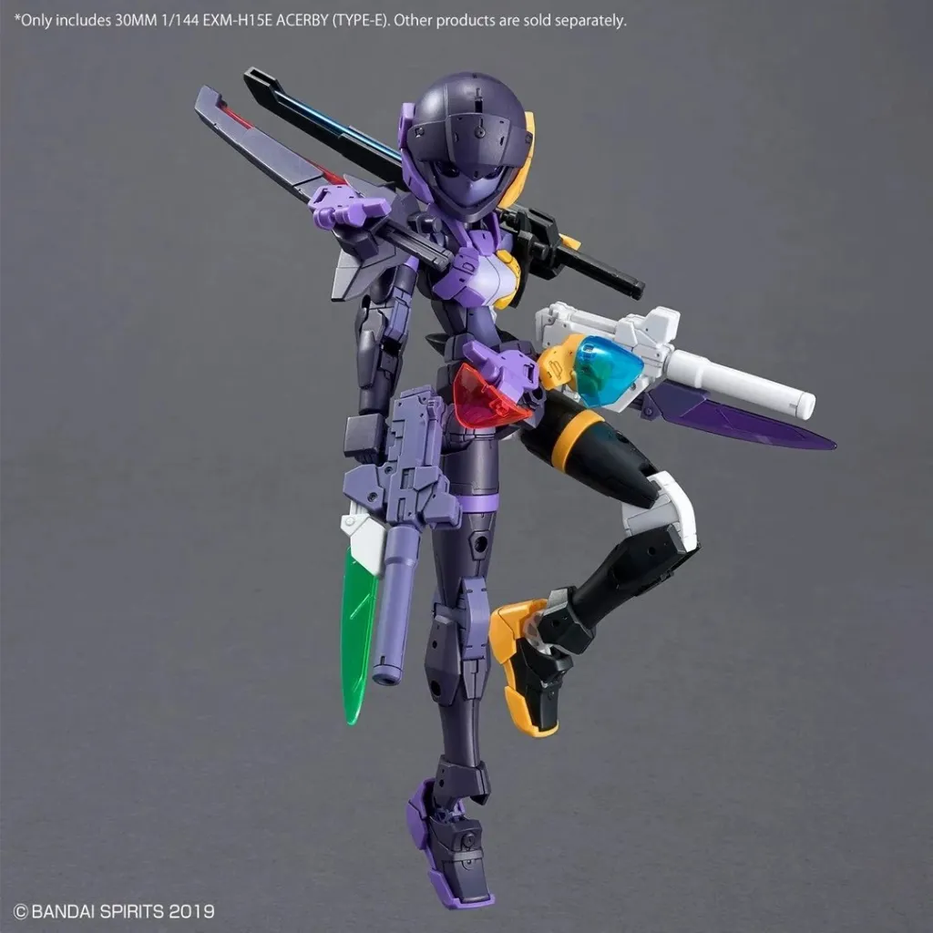Model plastik Bandai 30MM EXM-H15E Acerby Type-E, 1/144 - 9