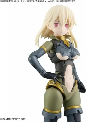Set pjesësh opsionale Bandai 30MS Option Parts Set 13 Tactical Costume Color B