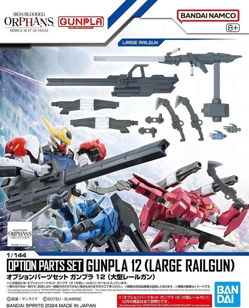 Set pjesë opsionale Gunpla 1/144 BANDAI GUN67153, Large Railgun - 2