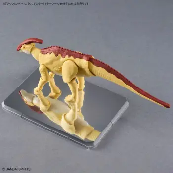 Set bazash ekspozimi Bandai Action Base 7, clear color me ngjitëse pasqyre, 2 copë