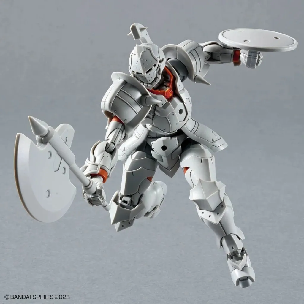 Figurë koleksionuese Bandai 30MF Liber Fighter, gri - 7