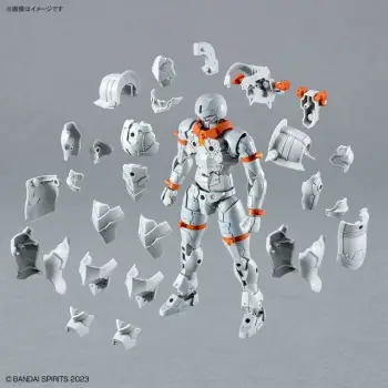 Figurë koleksionuese Bandai 30MF Liber Fighter, gri