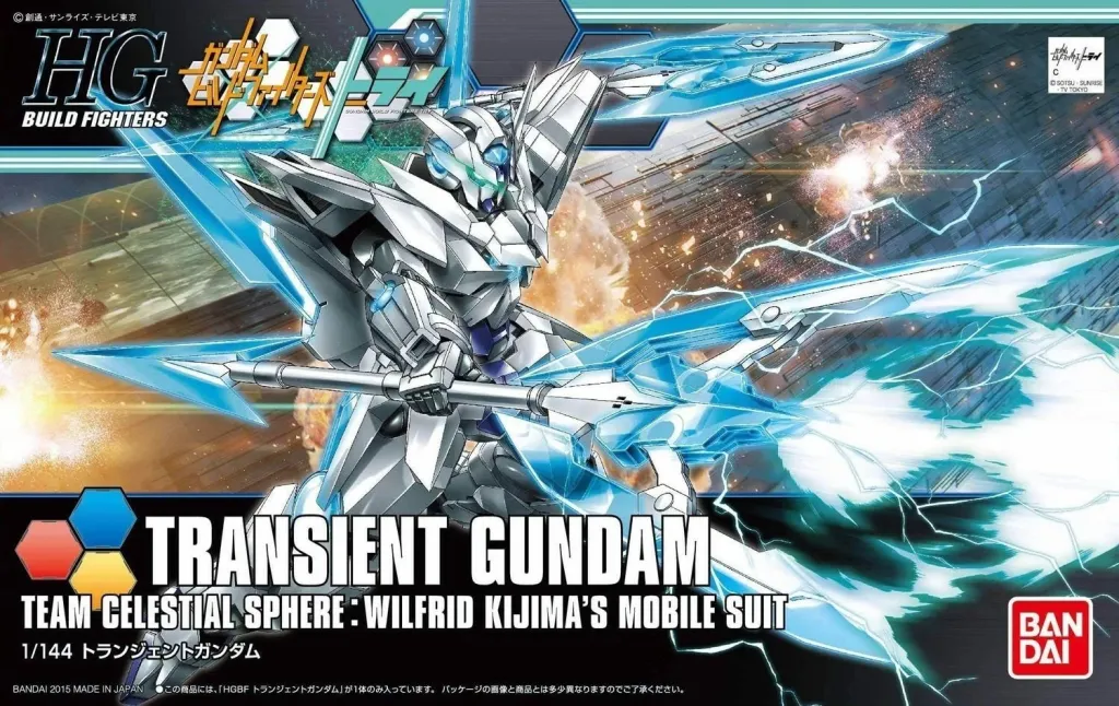 Model kit BANDAI Transient Gundam HGBF 1/144, koleksion - 2