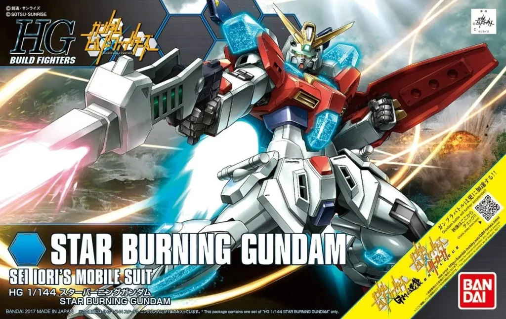 Model Star Burning Gundam Bandai 1/144 - 2