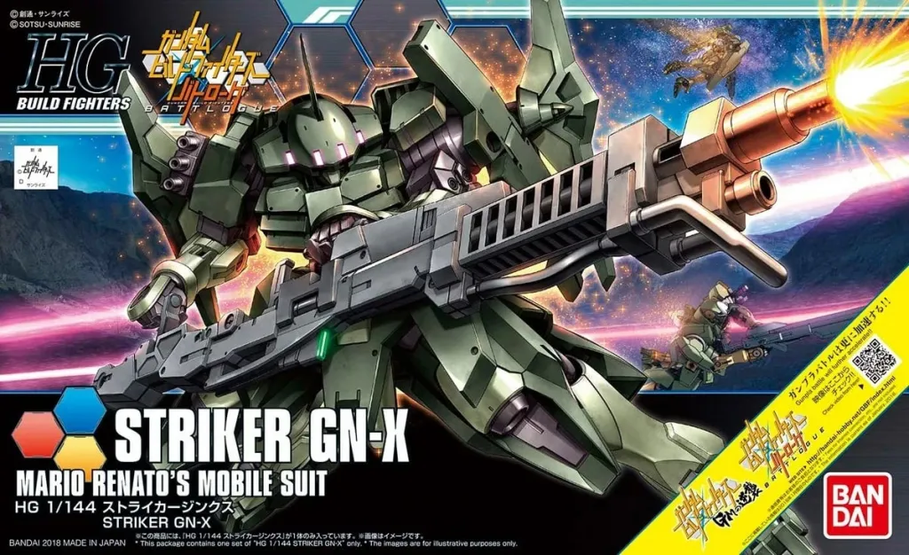 Model ndërtimi STRIKER GN-X Bandai HGBF 1/144, GUN60950 - 2
