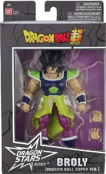 Figurë aksioni Dragon Ball Broly Bandai Dragon Stars Series, për koleksionues