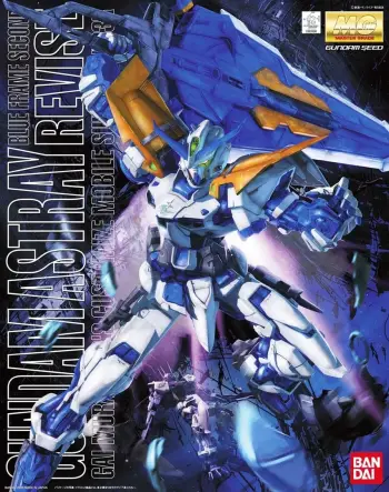 Model plastik Bandai MG 1/100 Gundam Astray Blue Frame Second Revise, blu