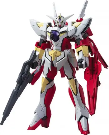Figurë koleksionuese BANDAI HG 1/144 REBORNS GUNDAM, Bardhë, Kuq, Verdhë