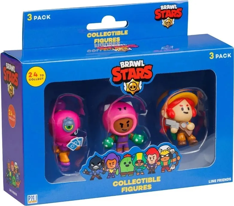 Figura koleksionuese Brawl Stars Bandai, 3 Pack Ver.B - 1