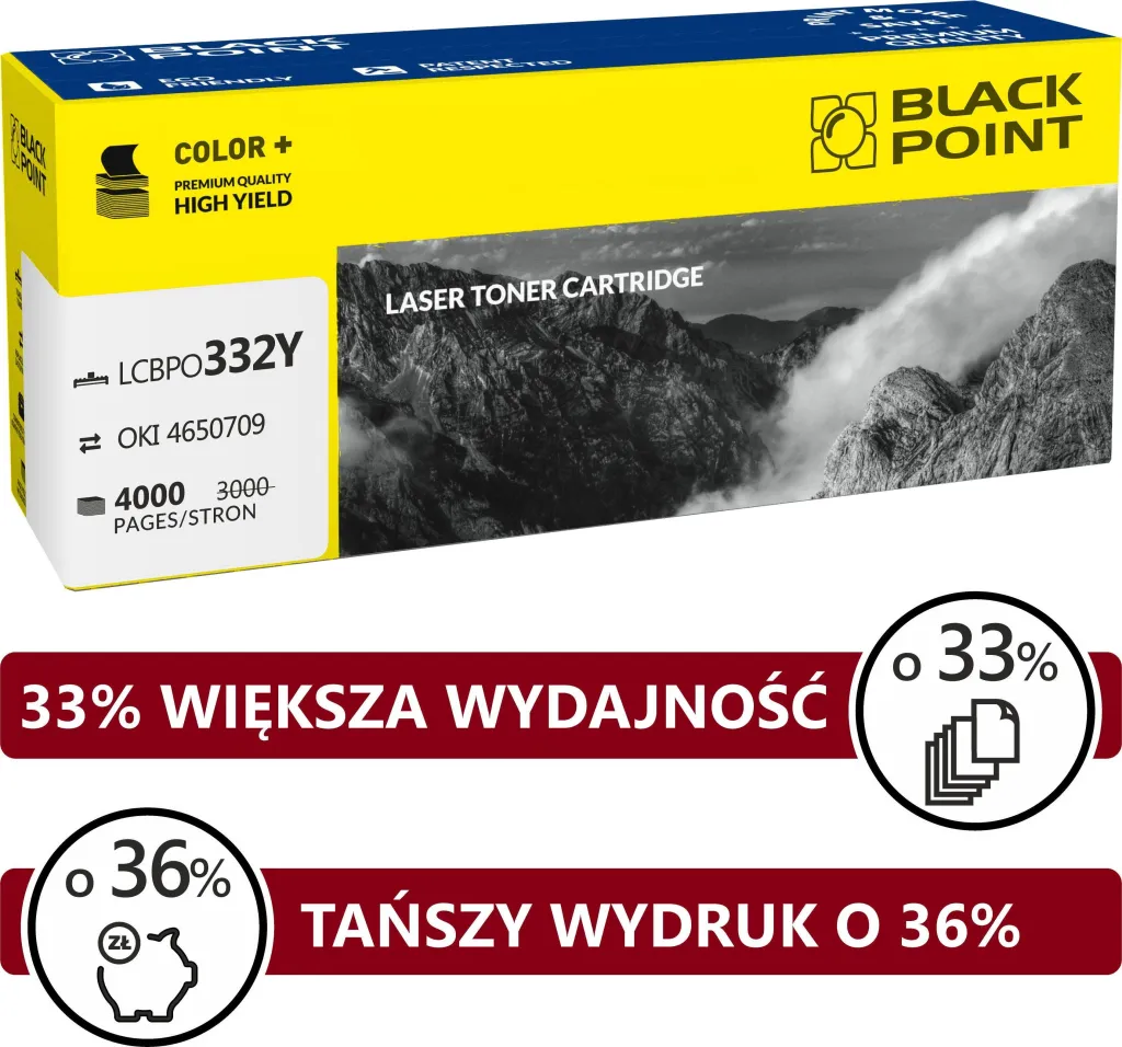 Ngjyrë Black Point LCBPOC332Y, e verdhë - 1