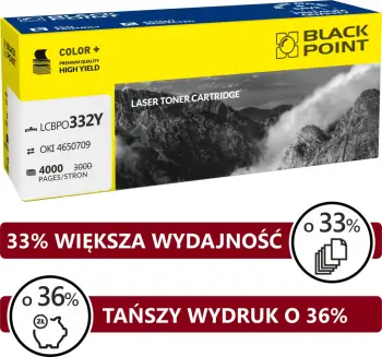 Ngjyrë Black Point LCBPOC332Y, e verdhë
