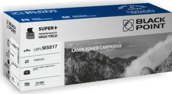 Toner zëvendësues Black Point LBPLMS817 për Lexmark 53B0HA0, i zi