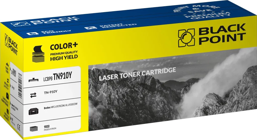 Toner Black Point LCBPBTN910Y BLBTN910YBW, i verdhë - 1