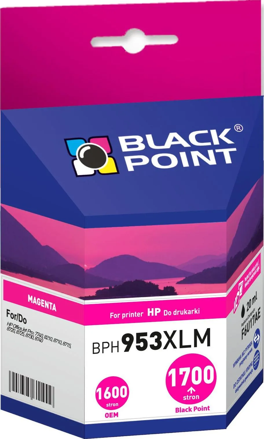 Ngjyrë për printer Black Point BPH953XLM, magenta - 1