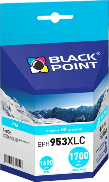 Ngjyrë për printer Black Point BPH953XLC, cyan