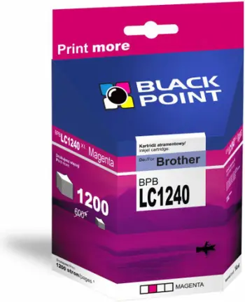 Ngjyrë për printer Black Point BPBLC1240M / LC-1240M, vjollcë