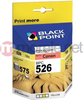 Ngjyrë për printer Black Point BPC526Y / CLI-526Y, e verdhë