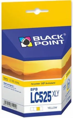 Ngjyrë printeri Black Point BPBLC525XLY / LC-525XLY, e verdhë - 1