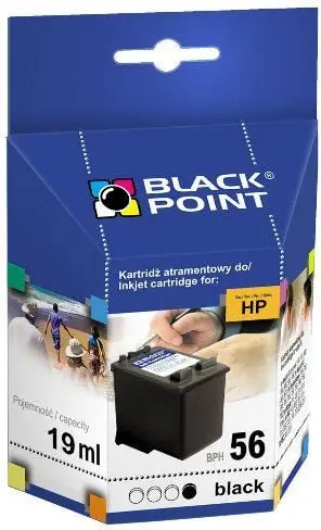 Ngjyrë printeri Black Point BPH 56 / C6656AE Nr. 56, e zezë