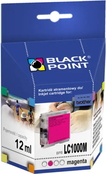 Bojë për printim Black Point, rozë