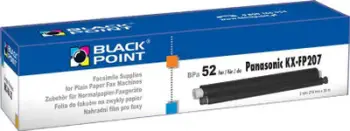 Folie ngjyruese Black Point TTR Fax BPPA52 Panasonic KX - FA 52 (BTPA052EB), 2 rolle