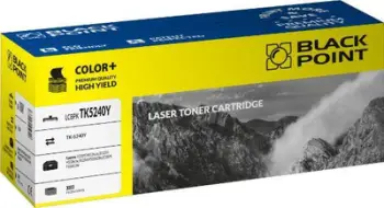 Toner i printerit Black Point LCBPKTK5240Y (BLKYOTK5240YBW), i verdhë