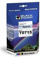 Fishekë ngjyre për printer Black Point, i zi / kaltër / rozë / verdhë