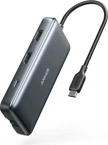 Qendër USB Anker PowerExpand 8-in-1, USB-C, 4K HDMI, 85W PD, e zezë