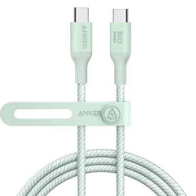 Kabllo Anker, USB-C / USB-C, 1.8 m, e gjelbër - 1
