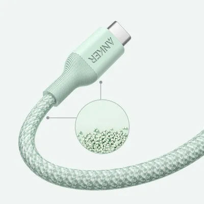 Kabllo Anker, USB-C / USB-C, 1.8 m, e gjelbër - 2