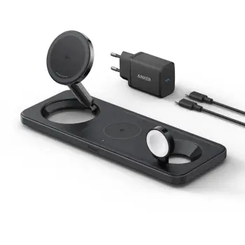 Stacion karikimi Anker MagGo, USB, Karikim pa tel, Ngjyrë e zezë