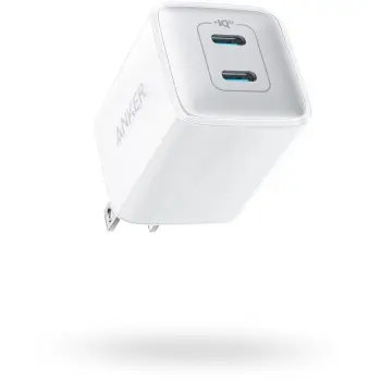 Karikues Anker Powerport III 521 Nano Pro 2xUSB-C 40W i bardhë