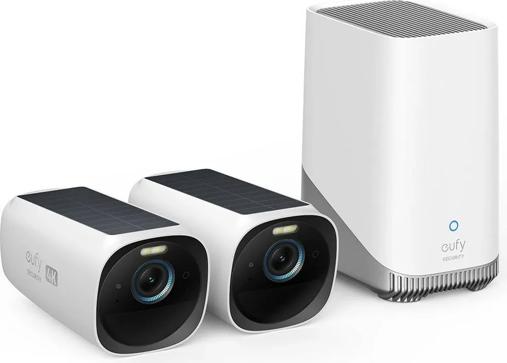 Kamerë sigurie Anker Eufycam 3 (2+1), wireless, solar, bardhë - 1