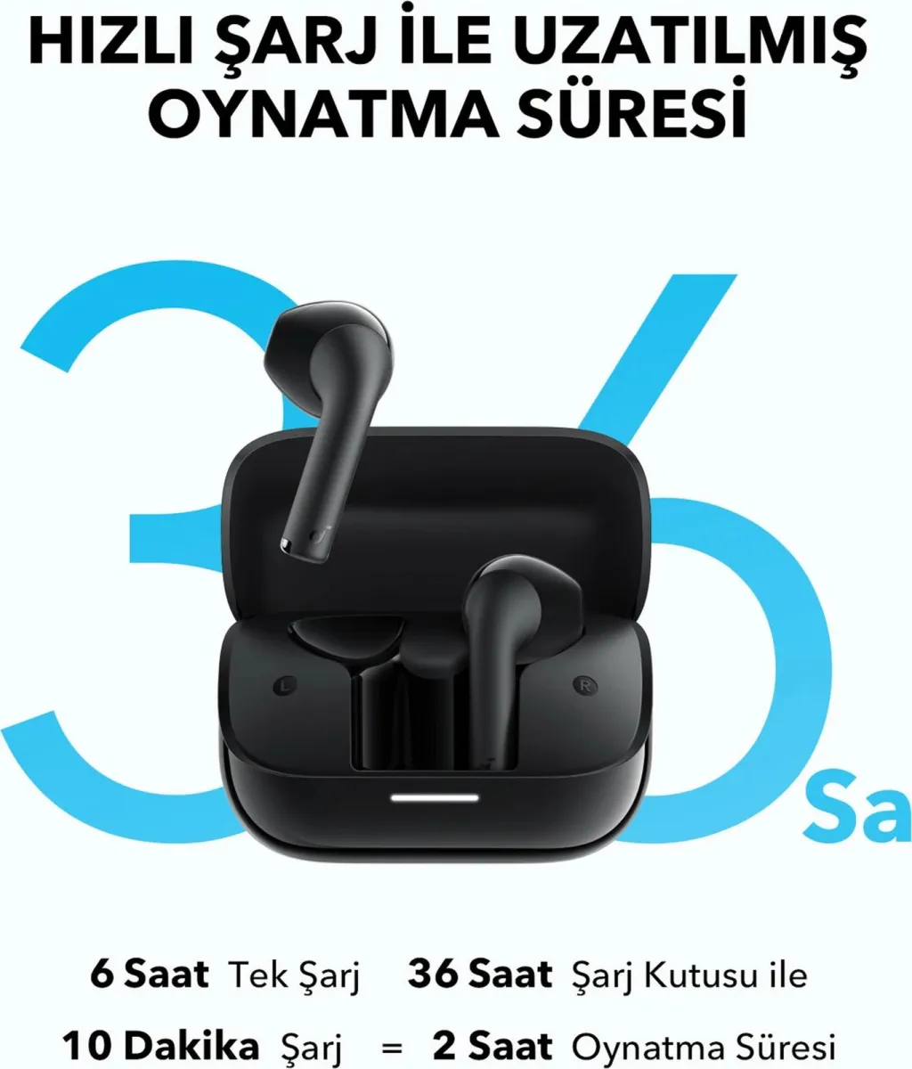 Kufje Anker Soundcore K20i, TWS, Bluetooth, USB Type-C, e zezë - 8