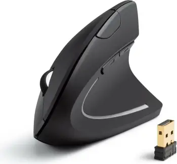 Maus pa kabllo Anker A7852, vertikal, ergonomik, 2.4G, Nano USB, i zi