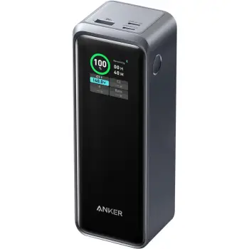 Powerbank Anker Prime 27650 mAh 250 W Ngjyrë e zezë