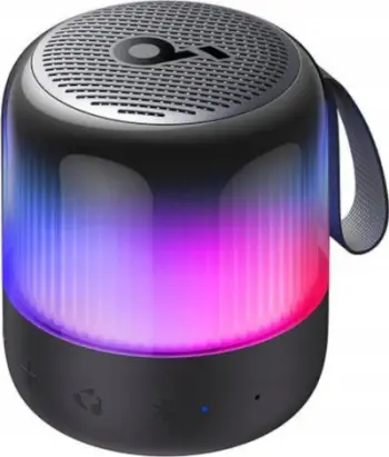 Altoparlant portativ ANKER Soundcore Glow Mini A3136G11, 8W, Bluetooth 5.3, IP67, 12 orë bateri, 360° tingull, RGB ndriçim, zi