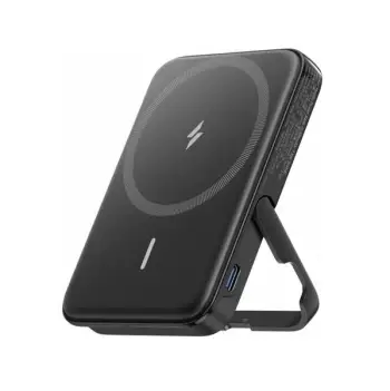 Powerbank Anker 322 MagGo, 5000mAh, wireless 7.5W, me qëndresë