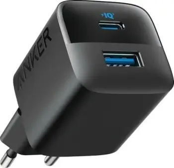 Ngarkues muri Anker 323, 33W, 1x USB C 1x USB A, i bardhë