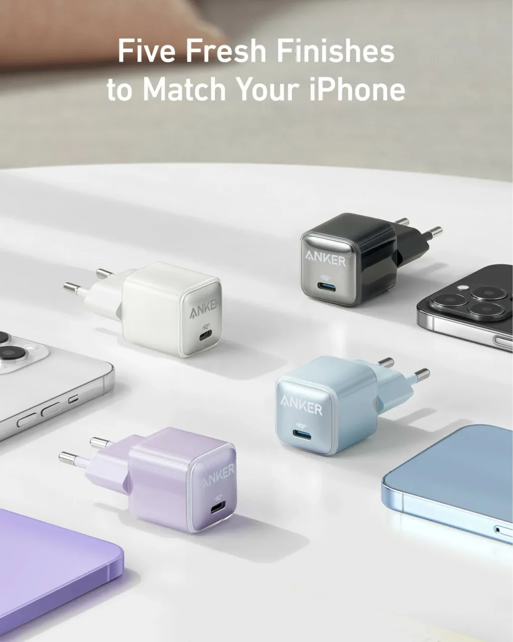 Karikues Anker 511 Nano Pro, USB, 20 W, Bardhë - 3