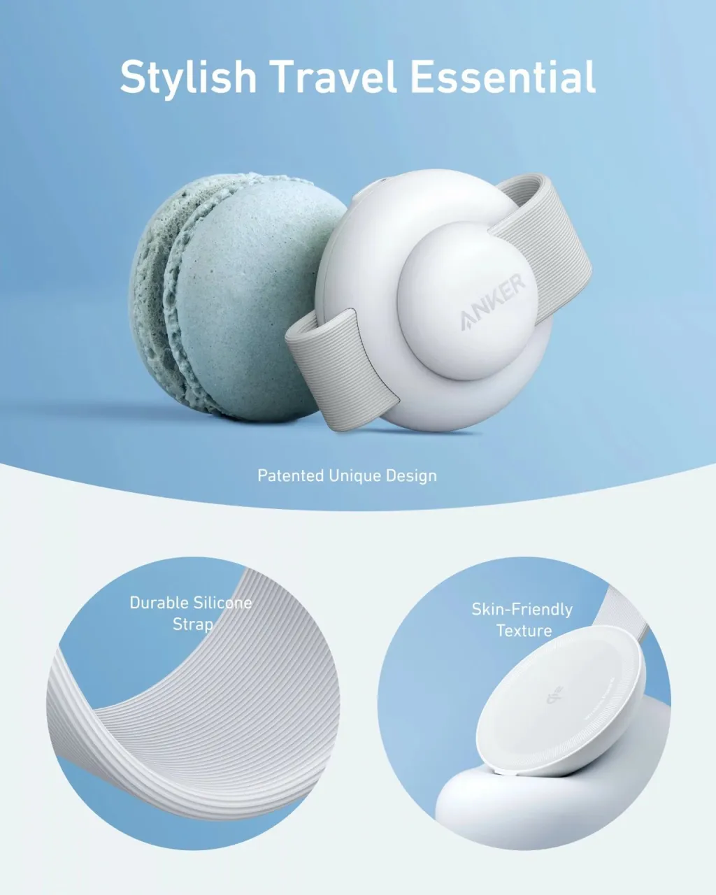 Karikues wireless Anker B25M8H21, 15W, i bardhë - 3