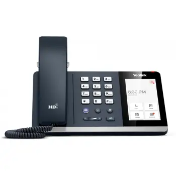 Telefon IP Yealink MP54 E2 Teams, ekran 4 inç, Wi-Fi, Bluetooth, gri