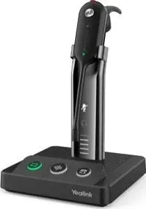 Kufje Yealink WH63 Portable UC, wireless, mono, 54h standby, me bazë karikimi, e zezë