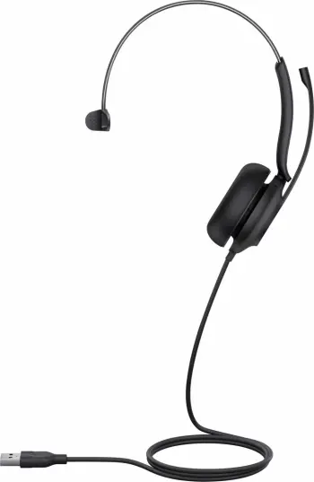 Kufje me mikrofon Yealink UH35 Mono UC, USB-A, për zyrë/call center, e zezë