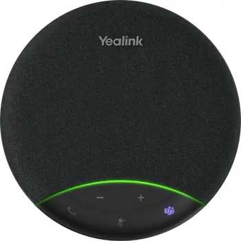 Altoparlant konferencash Yealink SP92 me dongle USB-C/A për Teams, zi