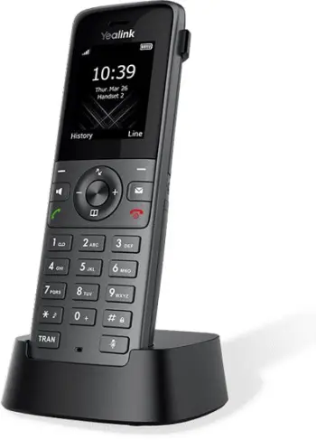 Telefon pa tela IP Yealink W73H, DECT, ekran TFT, i zi