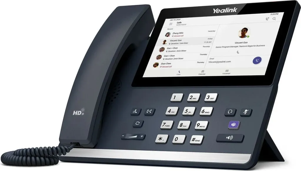 Telefon IP Yealink MP56, Ekipet, Ekran 7", Gri - 2