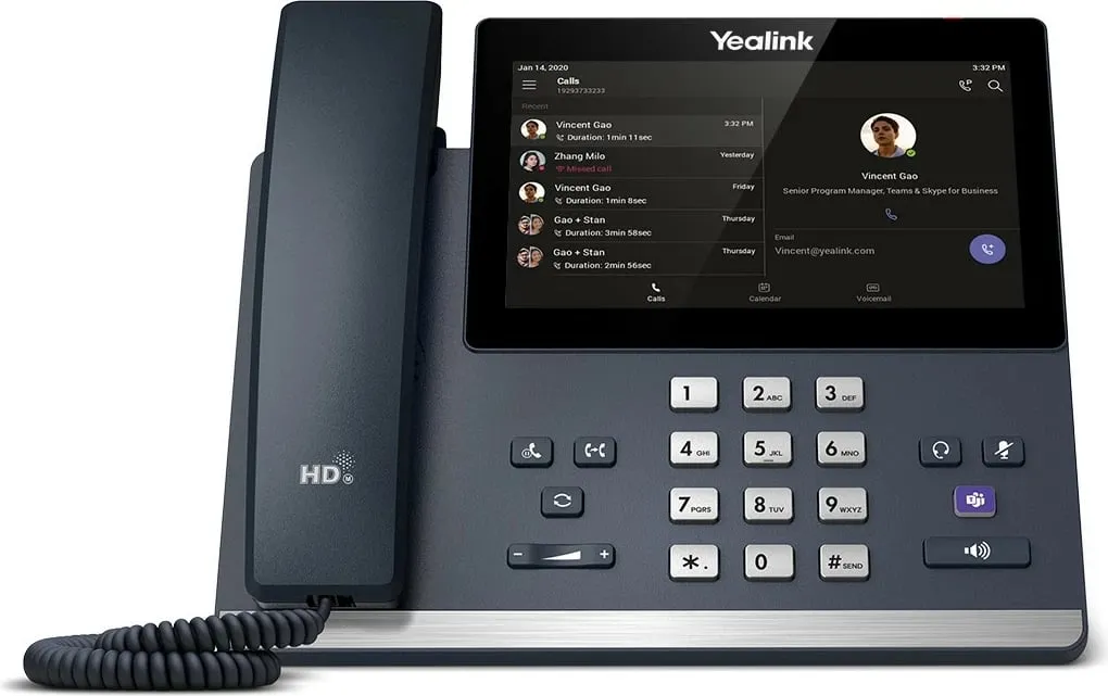 Telefon IP Yealink MP56, Ekipet, Ekran 7", Gri - 3